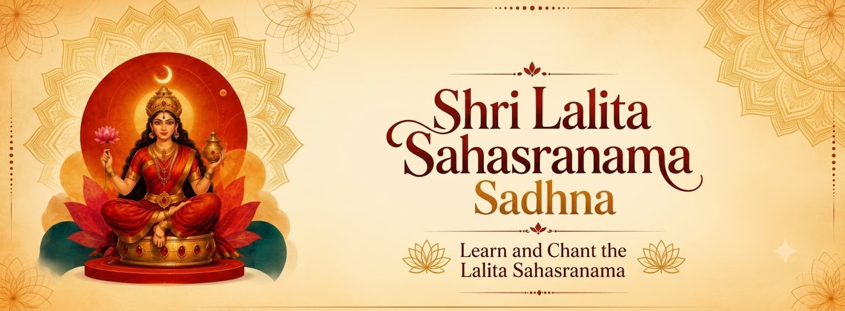 Shri Lalita Sahasranama Sadhna — learn and chant the Lalita Sahasranama